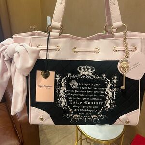 Juicy Couture Fairy Tale Daydreamer - Pink and Black Quilted